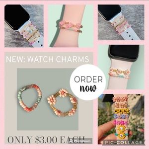 Handmade by me, watch charms!! Only three dollars each! Customizable.